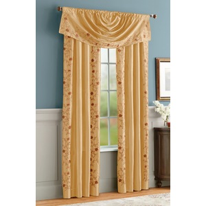 Embroidered Taffeta Panel, , large