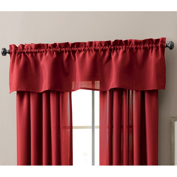 Ribcord Rod Pocket Valance, , large