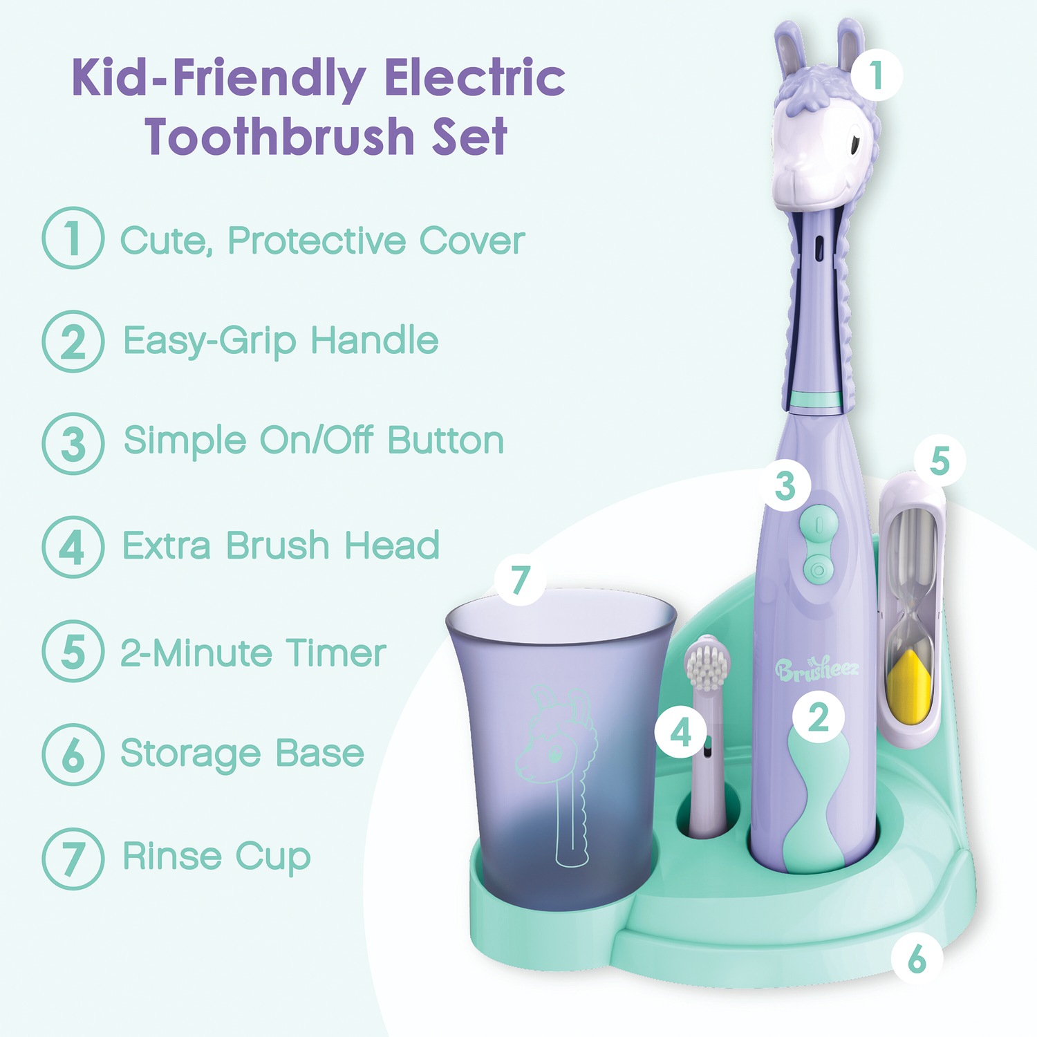 Brusheez Kids' Electric Toothbrush Set | Seventh Avenue