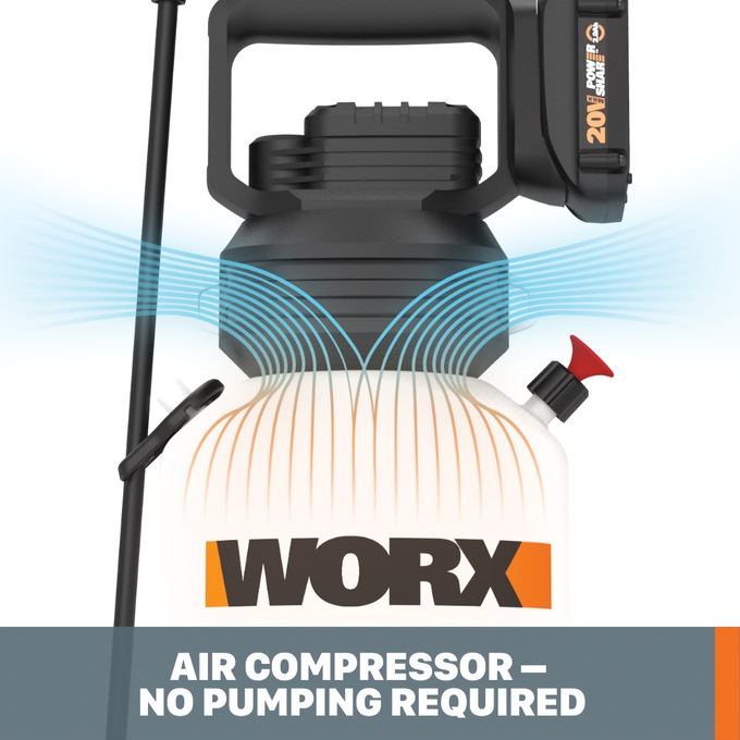 Worx 20V Cordless Lawn Sprayer (Tool Only), , large