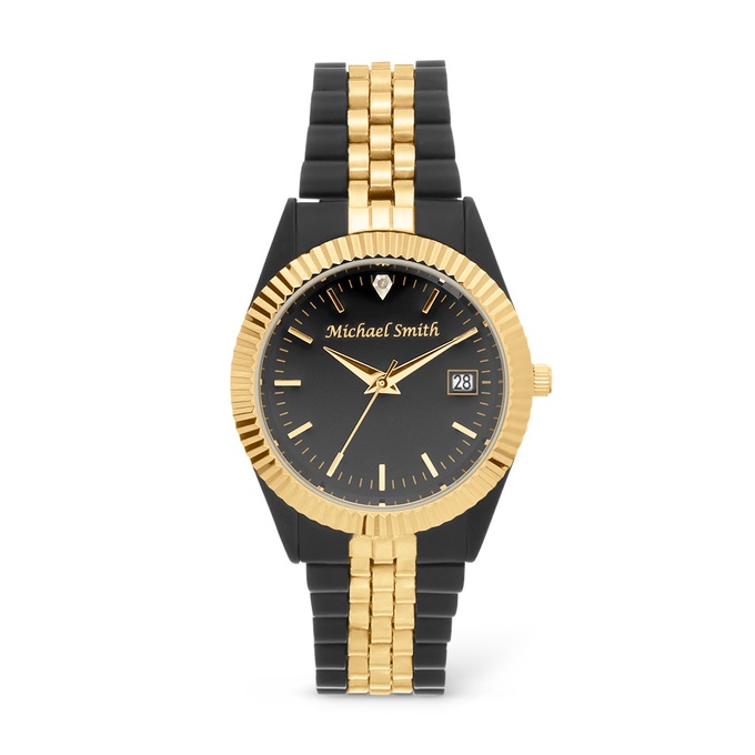 Men's or Women's Personalized Watch with Diamond Accent, , large
