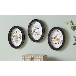 3-Piece Framed Romance Bird Art, , large