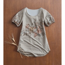 Vintage Floral Top, , large