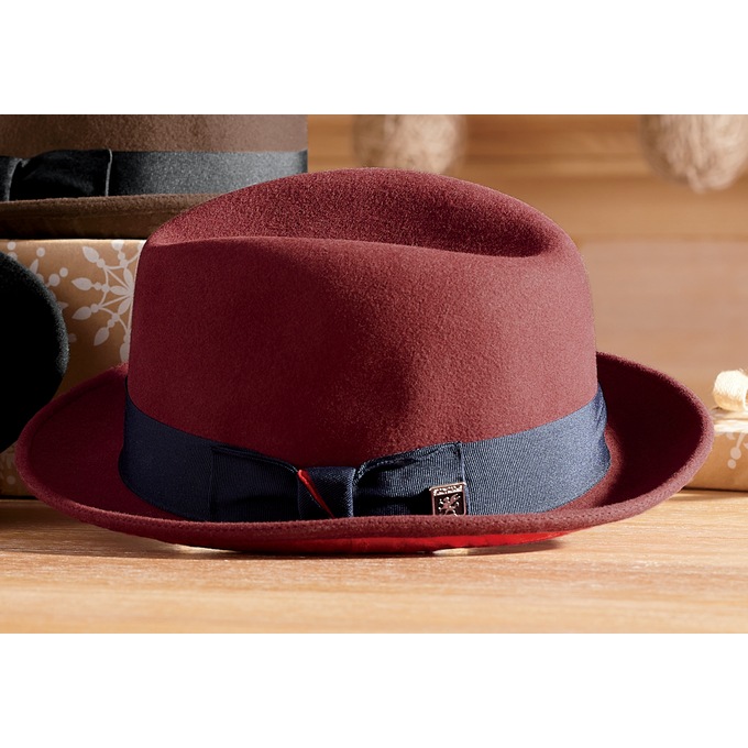 Stacy Adams Highlands Wool Fedora, , large