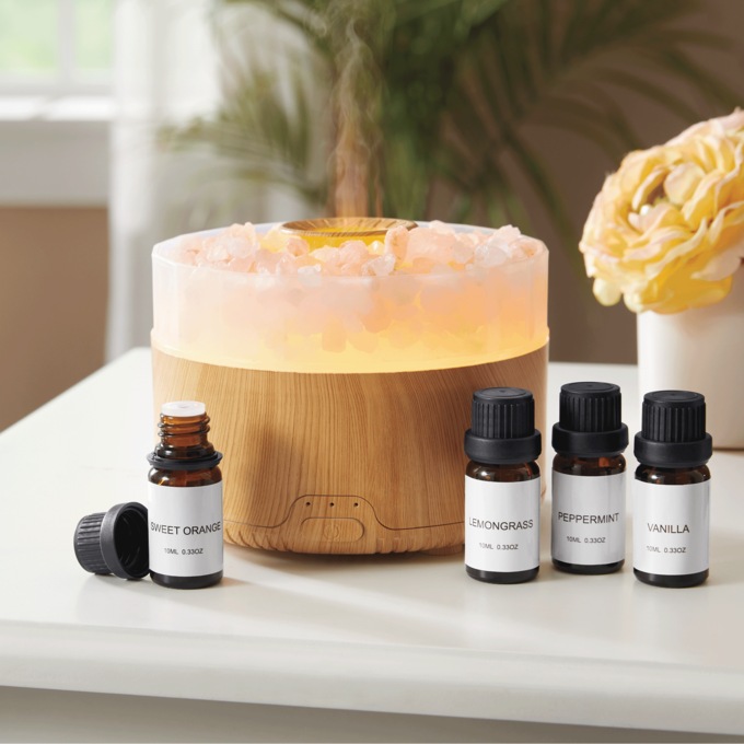 Himalayan Salt Diffuser with Remote, , large