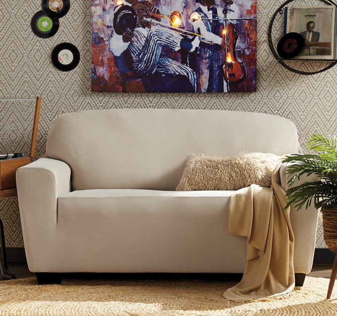 Hudson Stretch Slipcover, , large