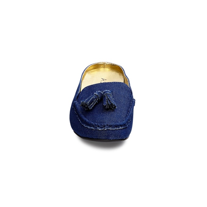 Tassel Mule, Medium Denim, large