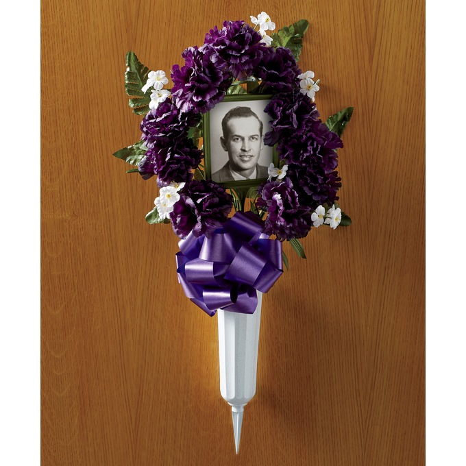 Photo Holder Memorial Vase, , large