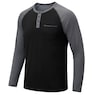 3-Pack Raglan Shirts, Red Black Royal Black Black Charcoal, large