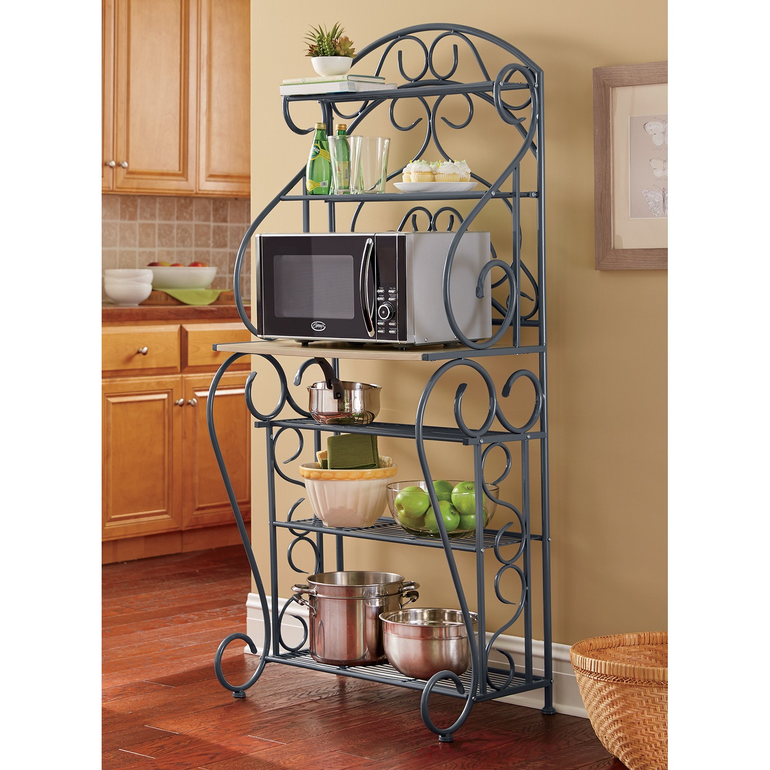 Scroll Baker's Rack Seventh Avenue