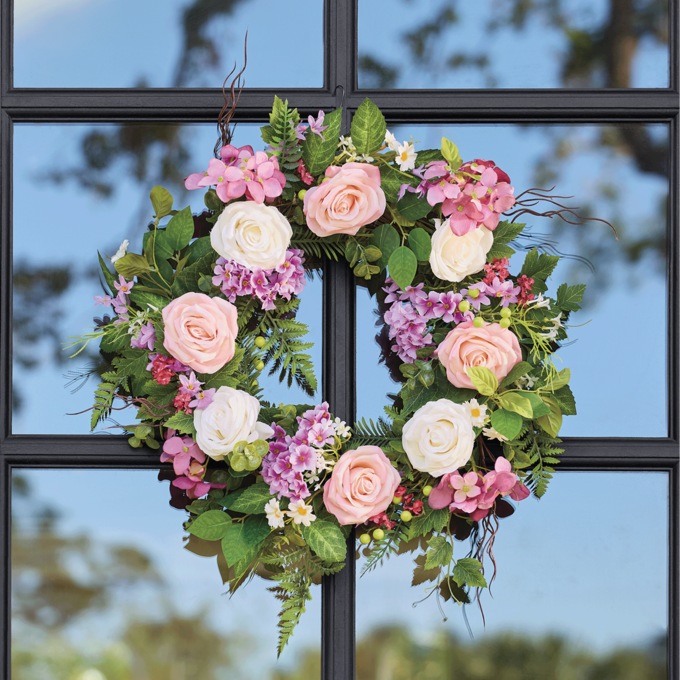 Outdoor Lilac Dreams Wreath, , large