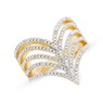 Diamond V Ring, , large