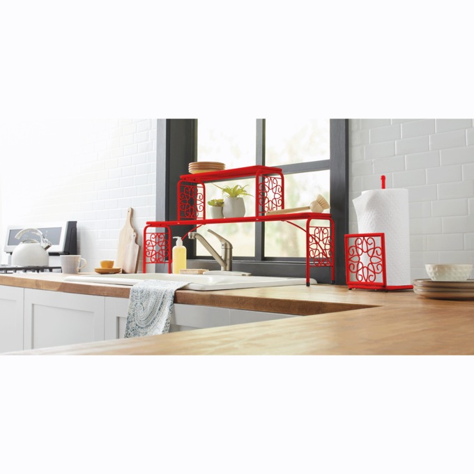 Gerbera Scroll Over-the-Sink Shelf, , large