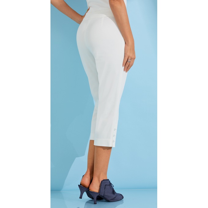 Button-Leg Capri, , large