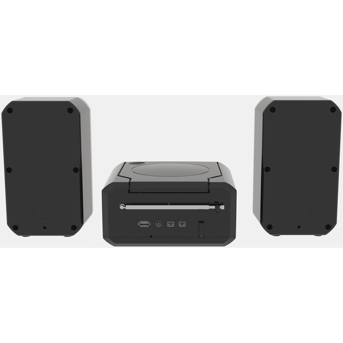 Magnavox 3-Piece CD Shelf System, Black, large