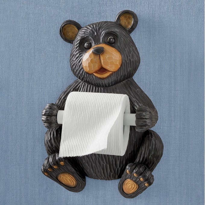 Woodland Wall Mount Toilet Paper Holder, , large