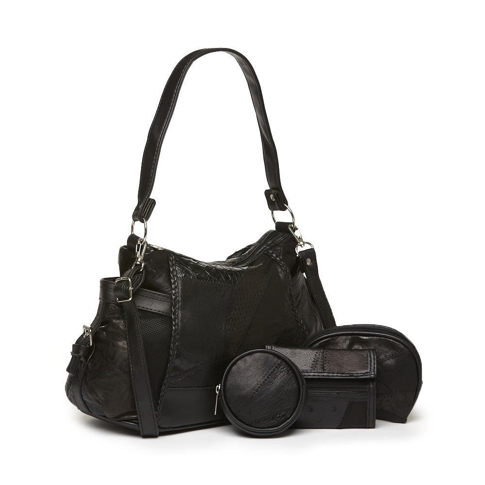 4-Piece Leather Handbag Set | Seventh