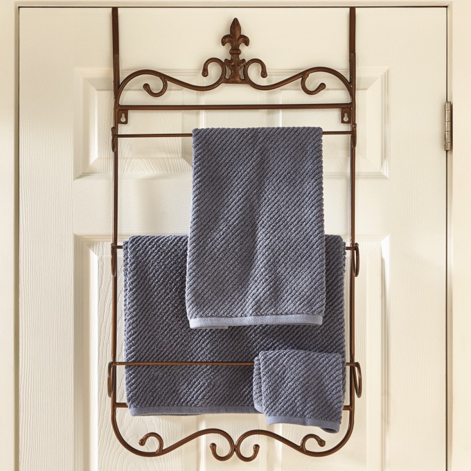 Margot Scrolled Towel Rack, , large