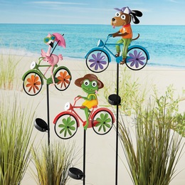 Solar Bike Wind Spinners, , large
