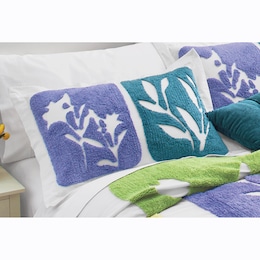 Patch Chenille Sham, , large