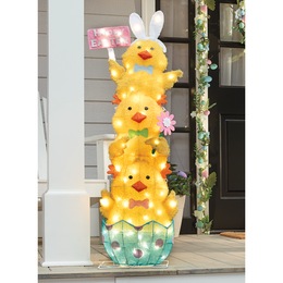 Lit Stacked Chicks, , large