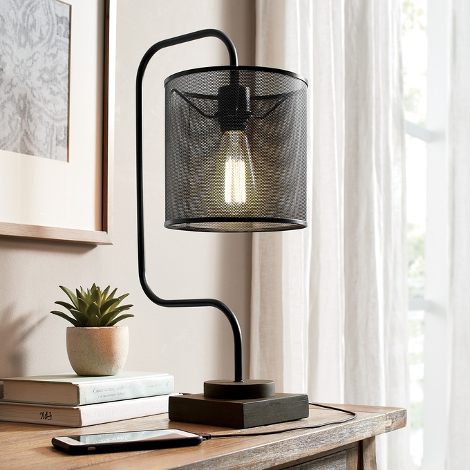 Claire Caged Table Lamp, , large