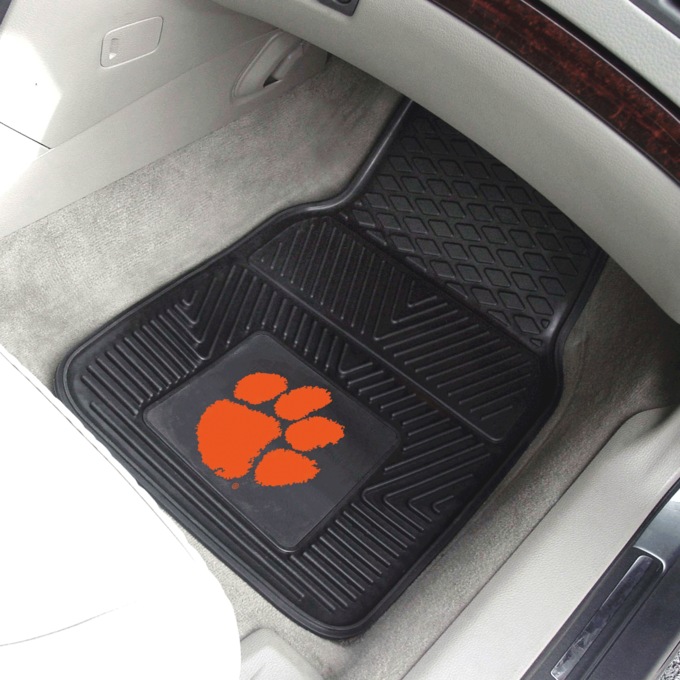 Set of 2 NCAA Vinyl Car Mats, , large