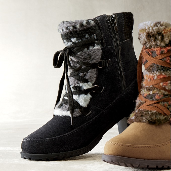 Essentials Women&#39;s Lilah Fairisle Bootie by MUK LUKS, , large