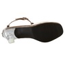 The Marnie Sandal with Rhinestone Strap and 2.5” Clear Acrylic Heel, , large