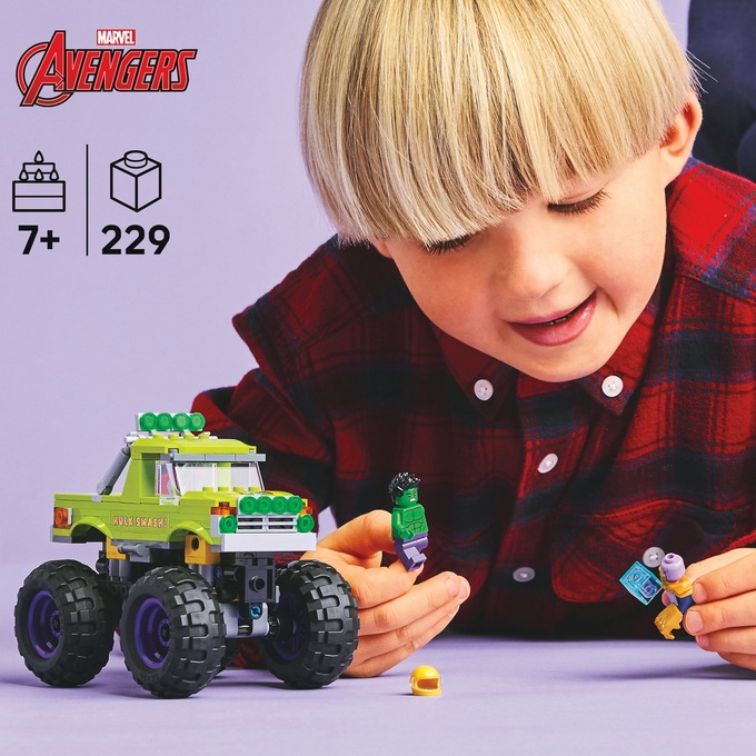 LEGO Marvel The Hulk Truck vs. Thanos, , large