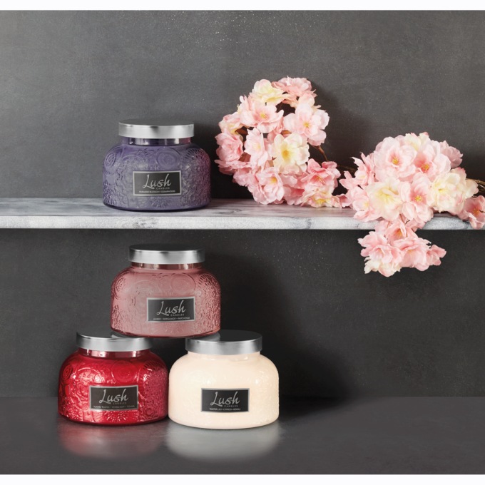 Lush Luxe Debossed Candle, , large