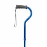 4-Point Offset Folding Hybrid Cane, Blue, large