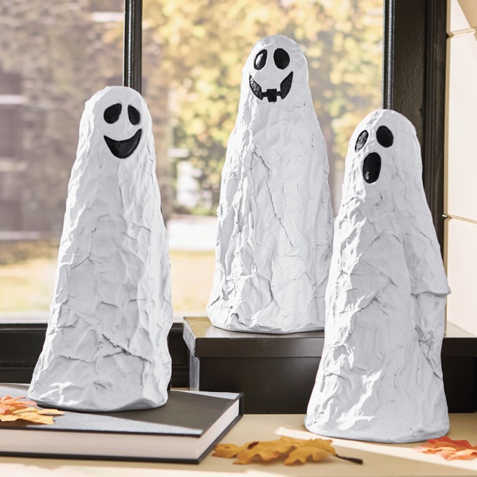 Set of 3 Resin Sheet Ghosts | Seventh Avenue