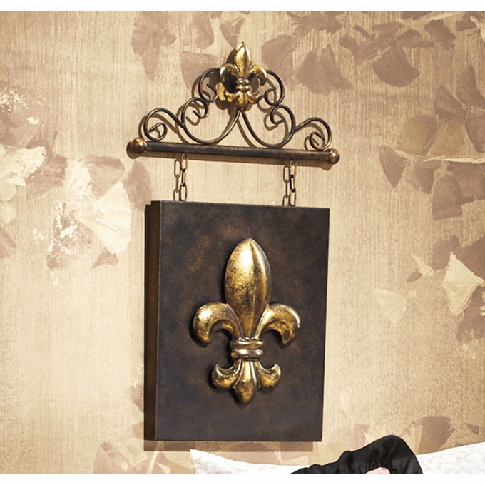 Fleur-de-Lis Wall Art, , large