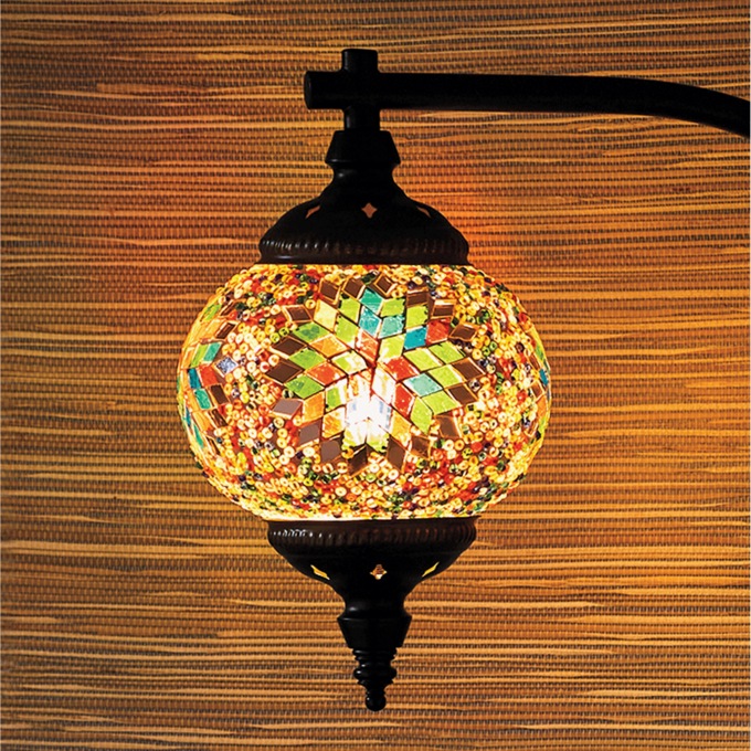 Aya Swing-Arm Mosaic Sconce, , large