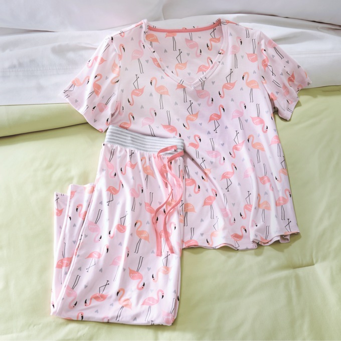 Flamingo PJ Set, , large
