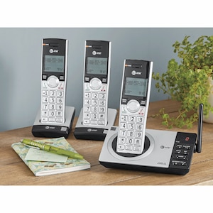 AT&amp;T 3-Handset Cordless Answering System with Smart Call Blocker, , large