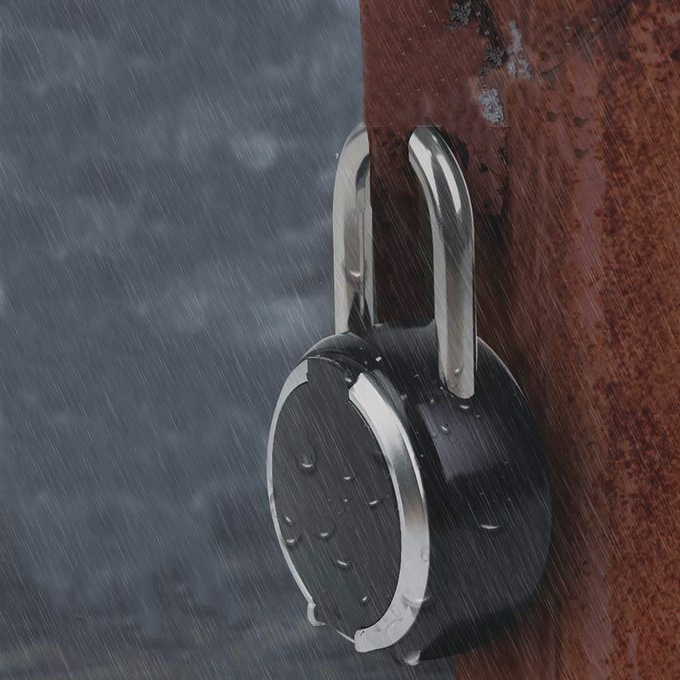 Smart Fingerprint Padlock, , large