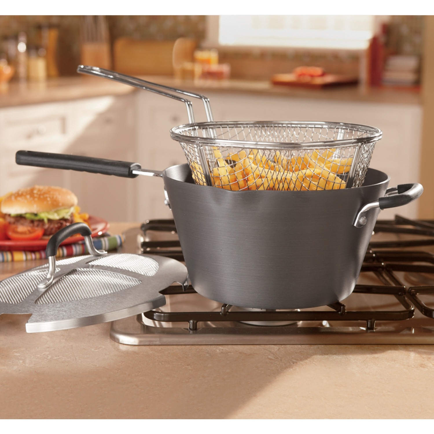4.5-Qt. Stovetop Deep Fryer Set | Seventh Avenue
