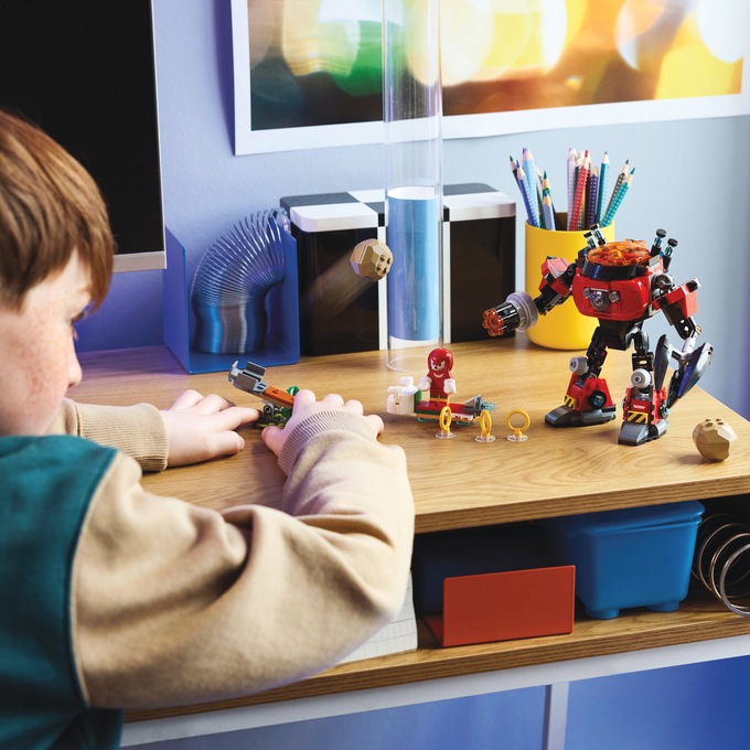 LEGO Sonic Knuckles vs. Dr. Eggman Egg Crusher Mech, Multi, large