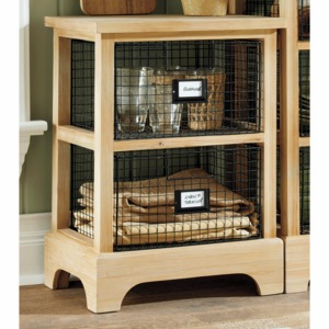 Orebin Wire 2-Drawer Cabinet, , large