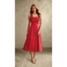 Elegant Fit-and-Flare Sparkling Jacket  Dress with 3/4 Sleeve, , large