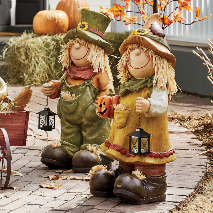 Scarecrow with Lantern, , large