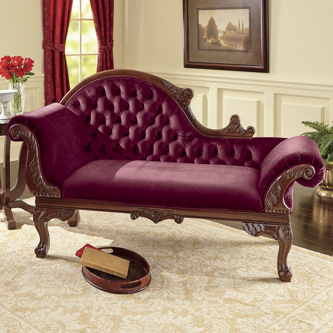 Victorian Era Chaise Seventh Avenue