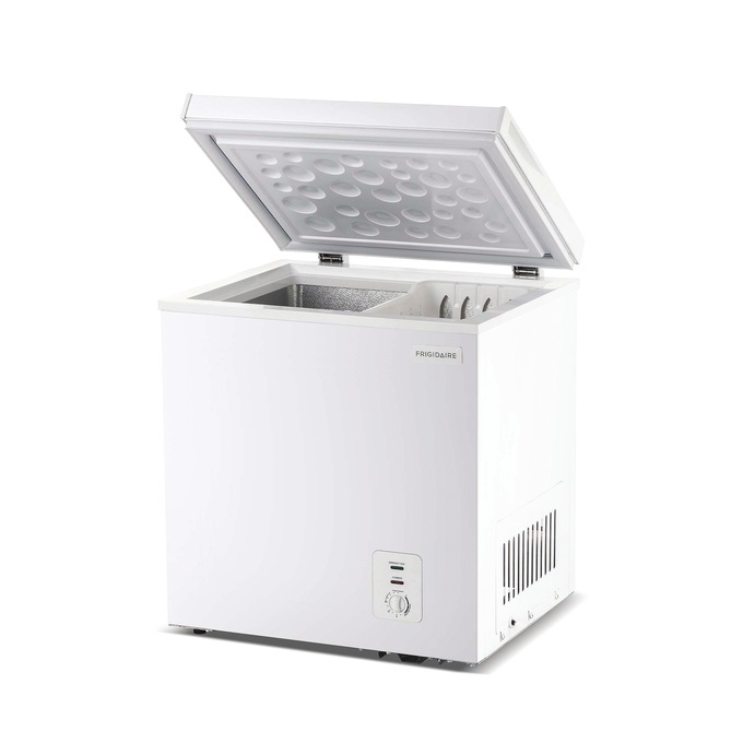 Frigidaire 2.1 cu. ft. Convertible Chest Freezer/Fridge, White, large