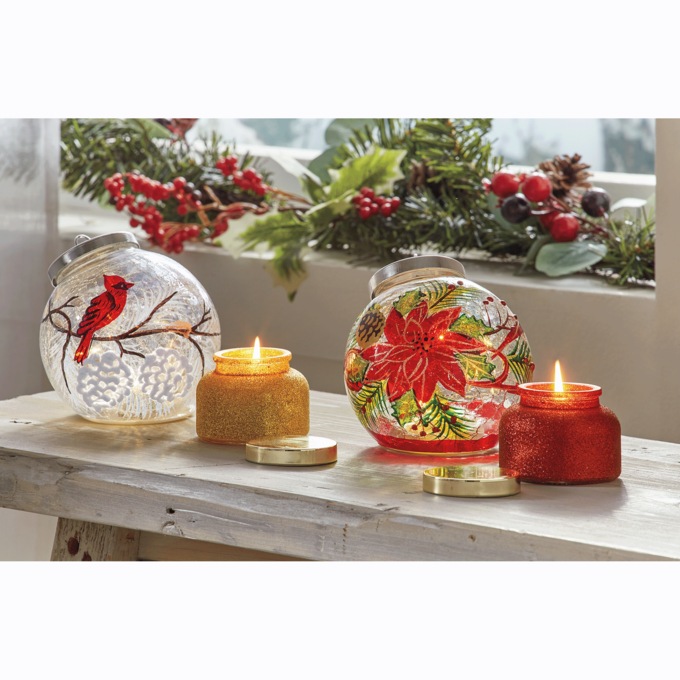 Lit Ornament and Candle Gift Set, , large