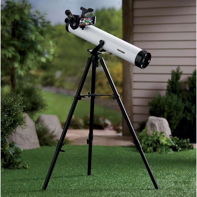 Cassini Astronomical Refractor Telescope with Smartphone Adapter, , large