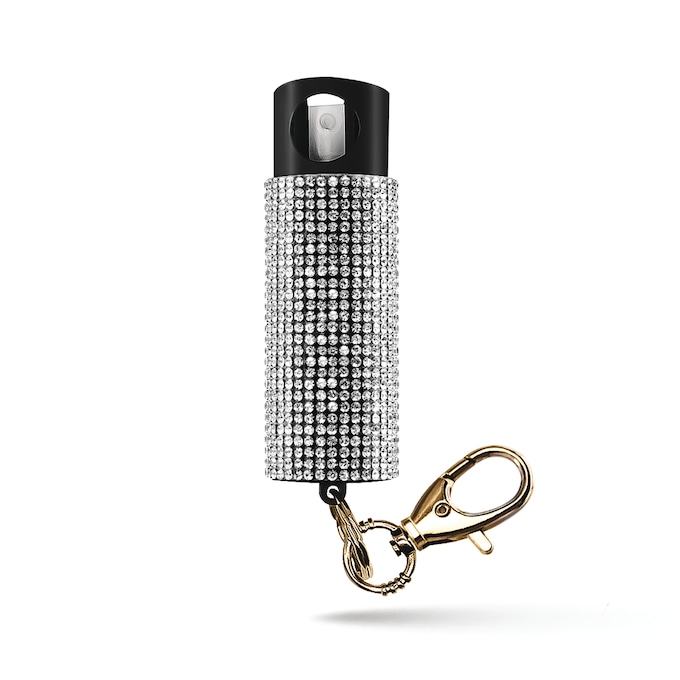 Rhinestone Pepper Spray Keychain with 16-Ft. Range and UV Dye by Guard Dog Security, , large