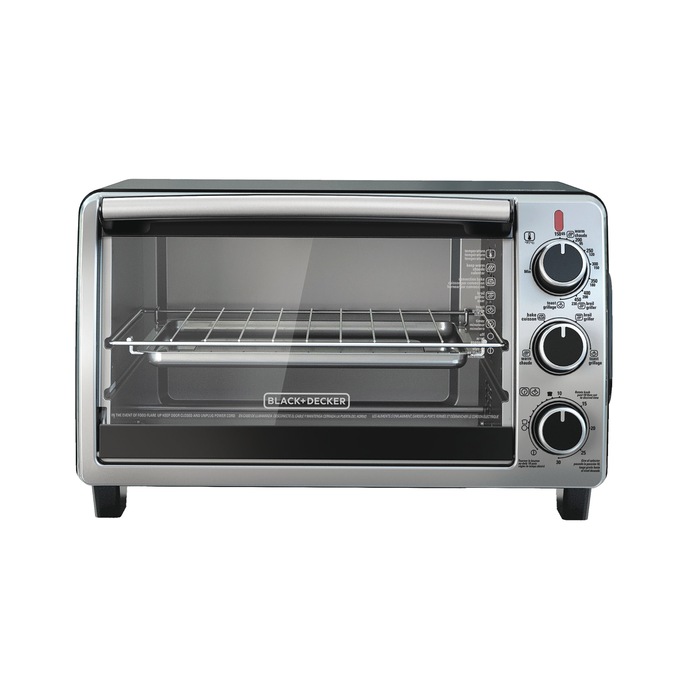 BLACK+DECKER 6-Slice Convection Toaster Oven, Stainless Steel, large