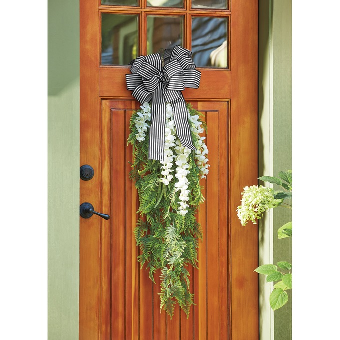 Outdoor Spring Fern Swag, , large